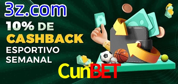 10% de bônus de cashback na Cunbet